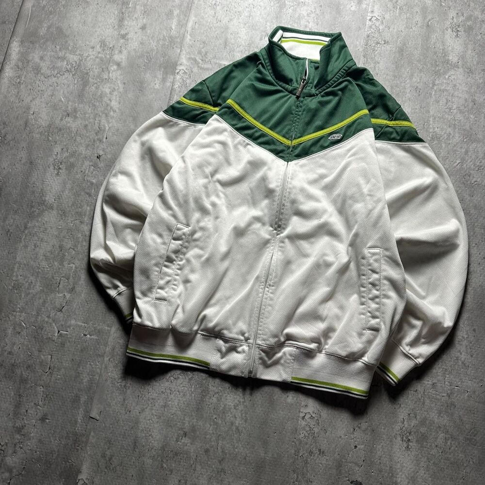 Ecko-unltd Men's Green and White Jacket